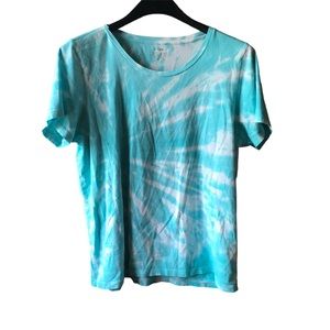 J Crew Collector Tee Tie Dye Pink